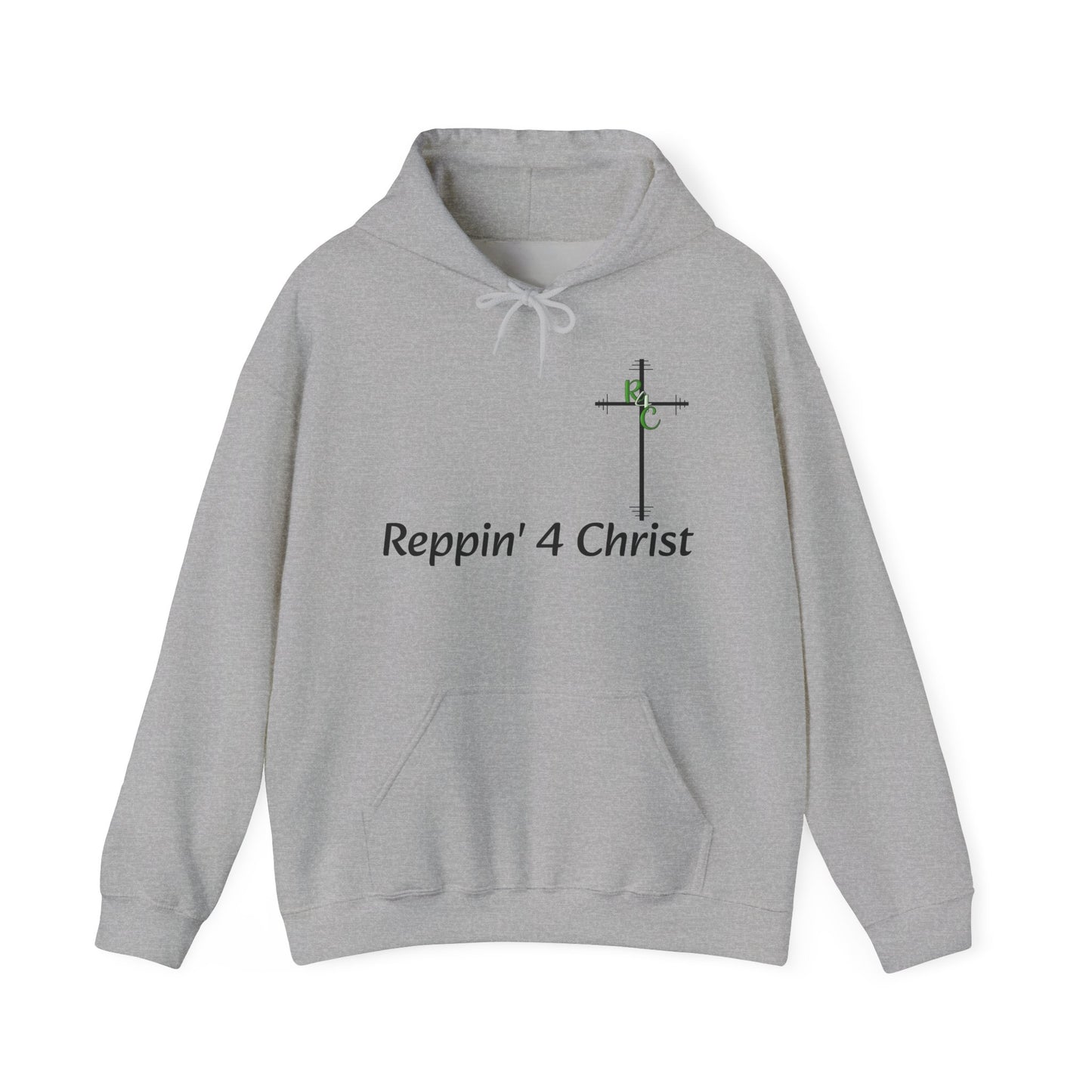 Faith-Inspired Unisex Hoodie, Reppin' 4 Christ Sweatshirt, Inspirational Christian Apparel, Bible Verse Hoodie, Religious Gift