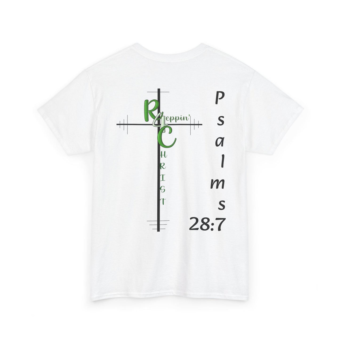 Reppin' 4 Christ Unisex Heavy Cotton Tee | Faith-Based Shirt | Christian Apparel | Bible Verse T-Shirt | Inspirational Gift