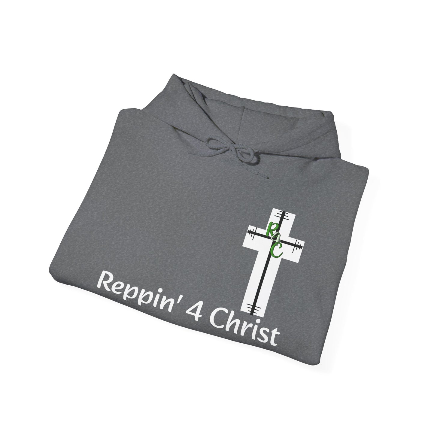 Faith-Inspired Unisex Hoodie, Reppin' 4 Christ Sweatshirt, Inspirational Christian Apparel, Bible Verse Hoodie, Religious Gift