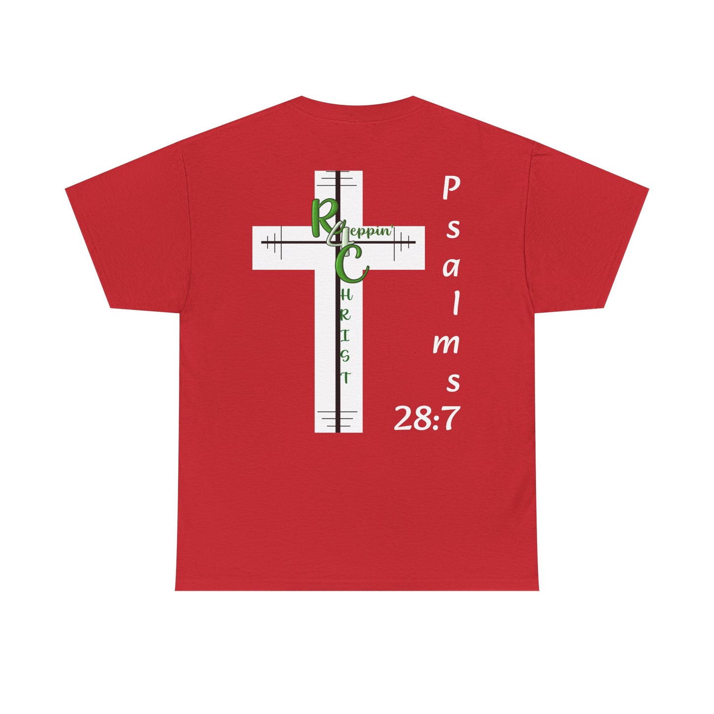 Reppin' 4 Christ Unisex Heavy Cotton Tee | Faith-Based Shirt | Christian Apparel | Bible Verse T-Shirt | Inspirational Gift