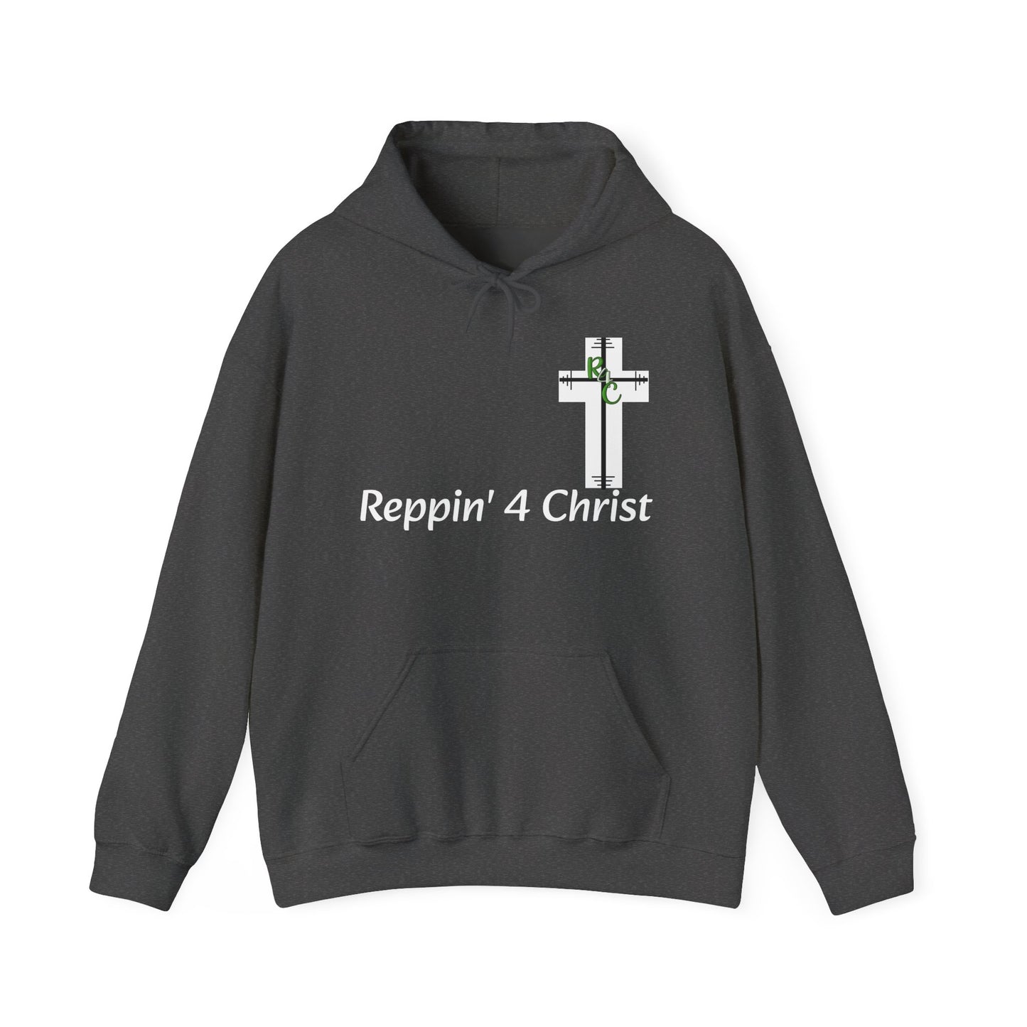 Faith-Inspired Unisex Hoodie, Reppin' 4 Christ Sweatshirt, Inspirational Christian Apparel, Bible Verse Hoodie, Religious Gift