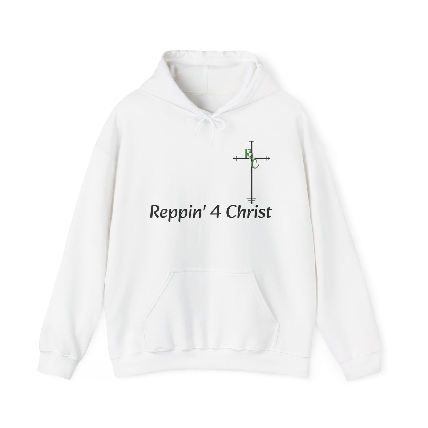 Faith-Inspired Unisex Hoodie, Reppin' 4 Christ Sweatshirt, Inspirational Christian Apparel, Bible Verse Hoodie, Religious Gift
