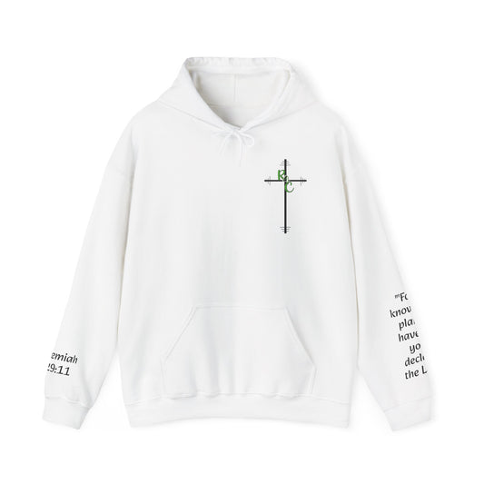 Unisex Heavy Blend™ Hooded Sweatshirt w/ Jeremiah 29:11