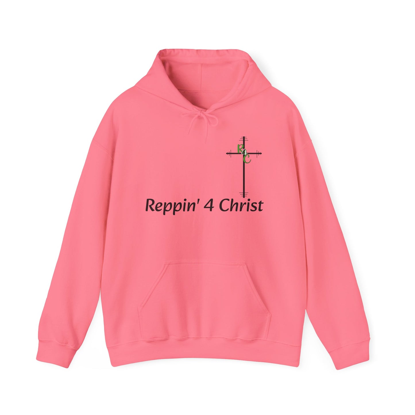 Faith-Inspired Unisex Hoodie, Reppin' 4 Christ Sweatshirt, Inspirational Christian Apparel, Bible Verse Hoodie, Religious Gift