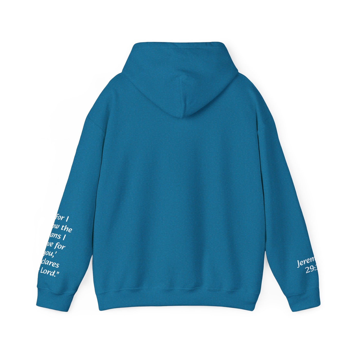Unisex Heavy Blend™ Hooded Sweatshirt w/ Jeremiah 29:11