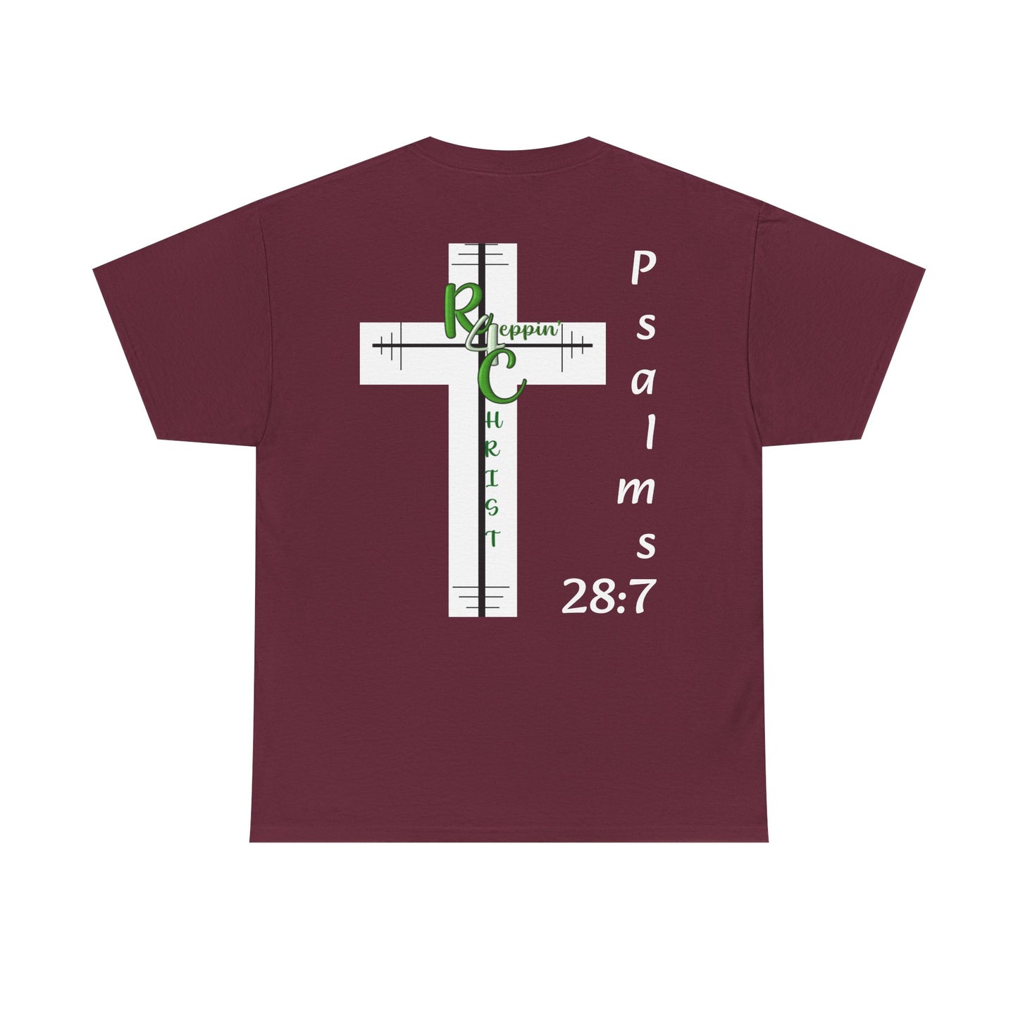 Reppin' 4 Christ Unisex Heavy Cotton Tee | Faith-Based Shirt | Christian Apparel | Bible Verse T-Shirt | Inspirational Gift
