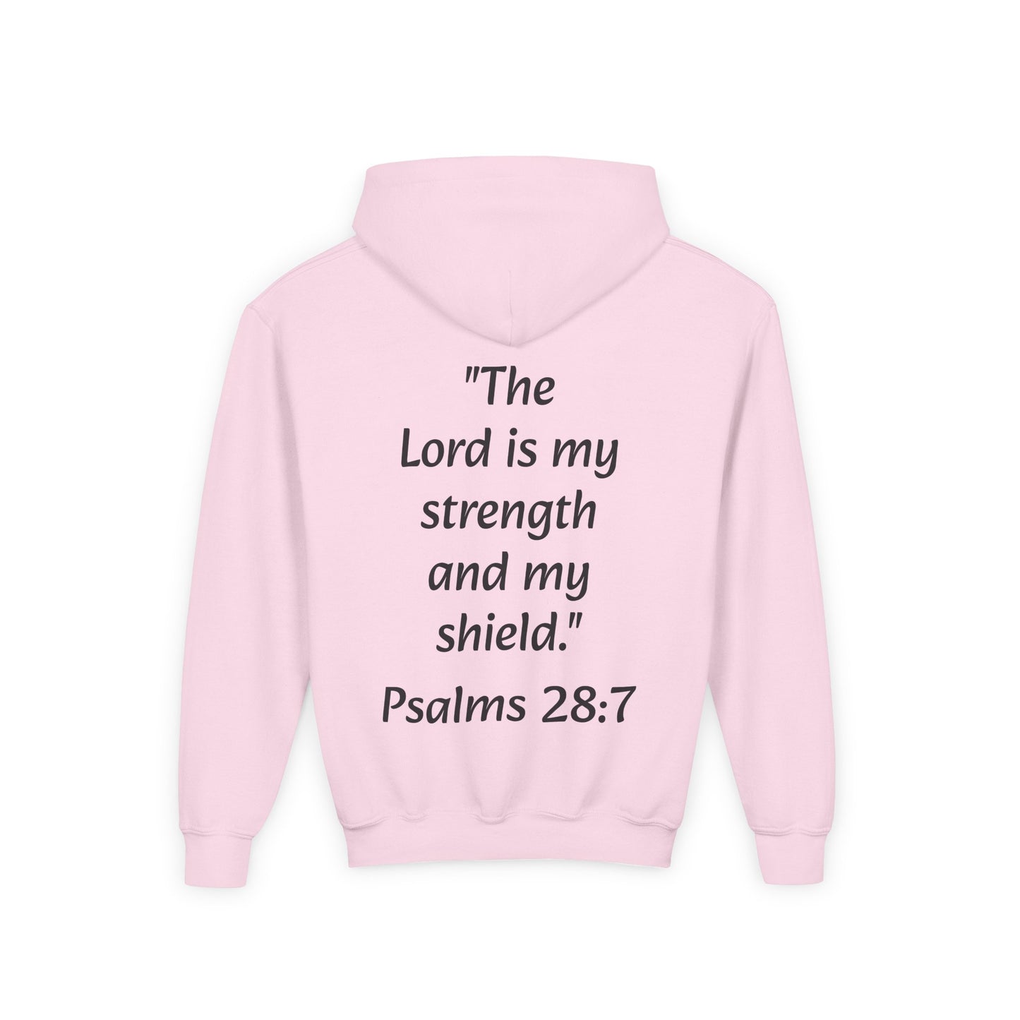 Inspirational Youth Hoodie - Reppin' 4 Christ, Christian Sweatshirt, Faith-Based Apparel, Youth Church Clothing, Bible Verse Merch