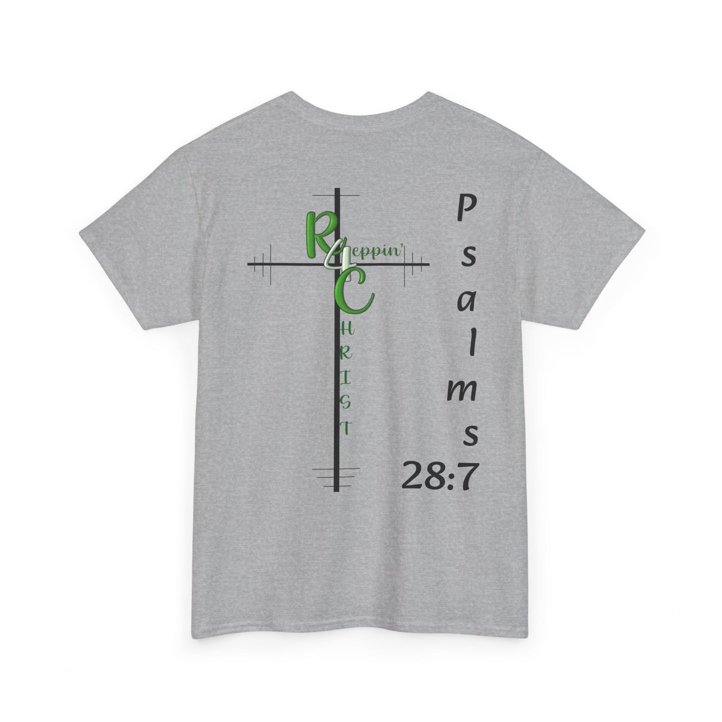 Reppin' 4 Christ Unisex Heavy Cotton Tee | Faith-Based Shirt | Christian Apparel | Bible Verse T-Shirt | Inspirational Gift