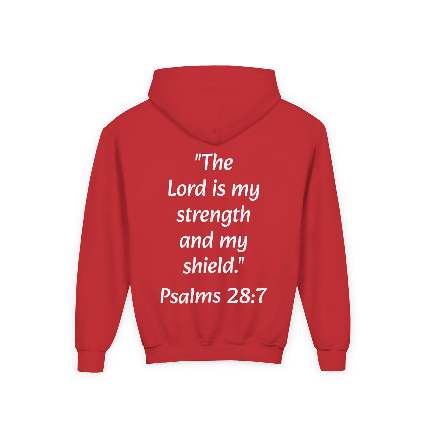 Inspirational Youth Hoodie - Reppin' 4 Christ, Christian Sweatshirt, Faith-Based Apparel, Youth Church Clothing, Bible Verse Merch