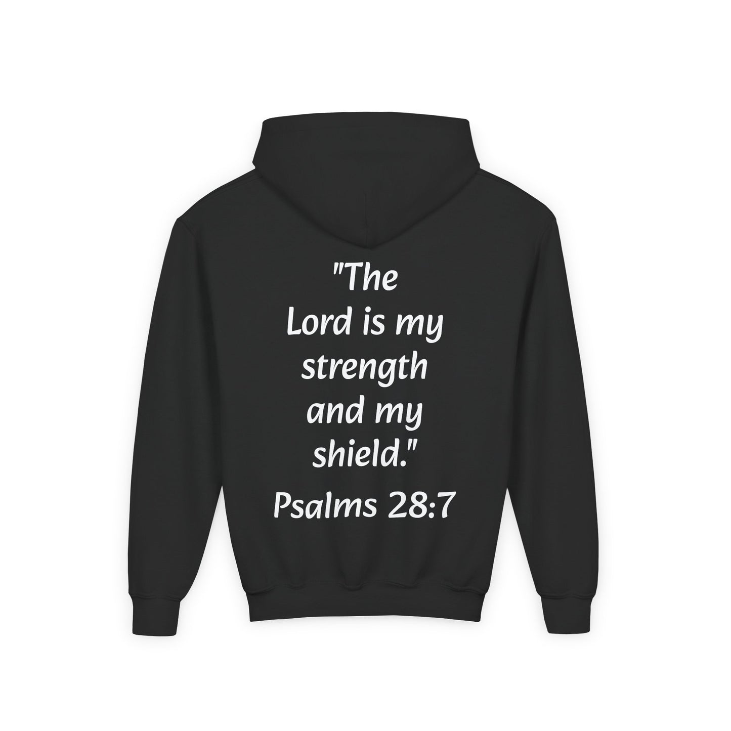 Inspirational Youth Hoodie - Reppin' 4 Christ, Christian Sweatshirt, Faith-Based Apparel, Youth Church Clothing, Bible Verse Merch