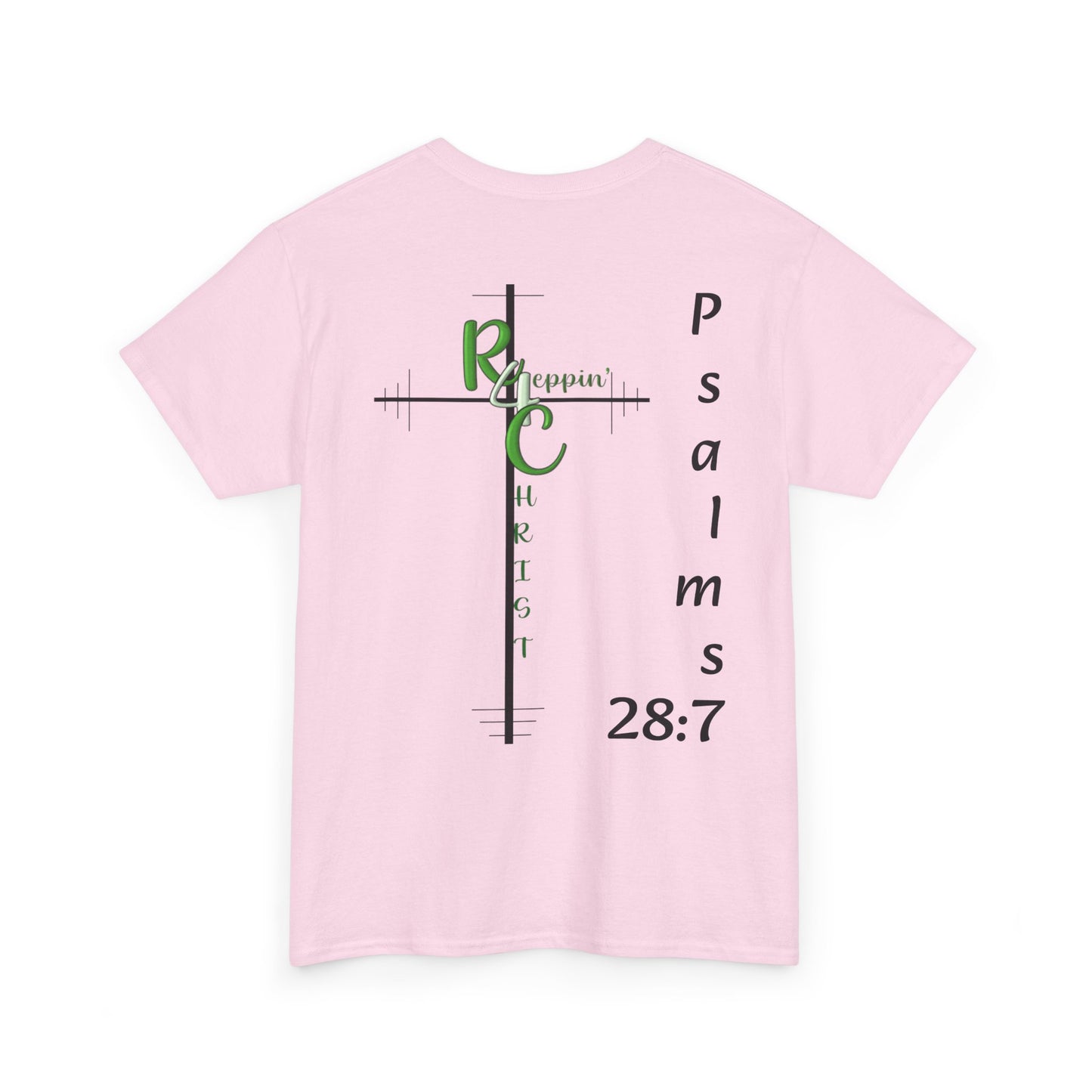 Reppin' 4 Christ Unisex Heavy Cotton Tee | Faith-Based Shirt | Christian Apparel | Bible Verse T-Shirt | Inspirational Gift