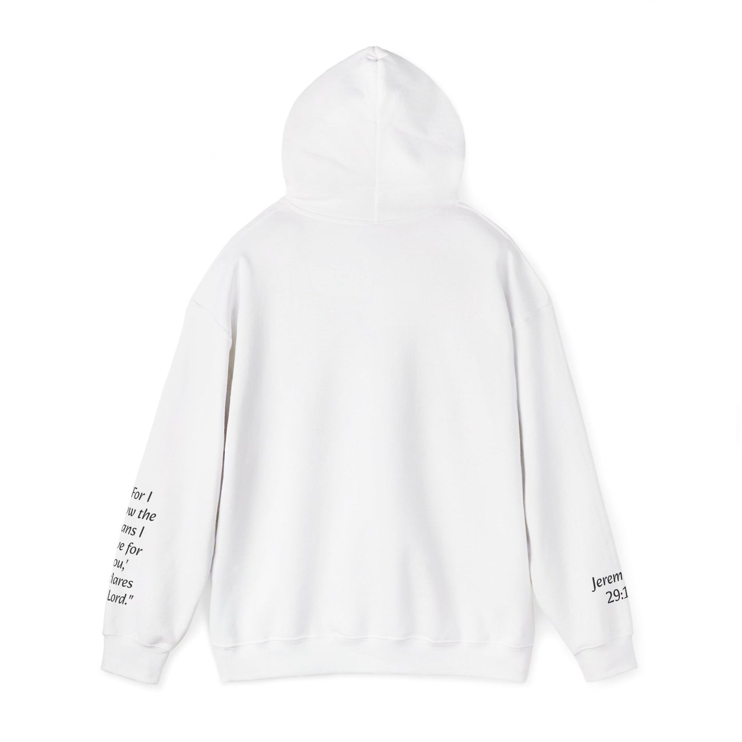 Unisex Heavy Blend™ Hooded Sweatshirt w/ Jeremiah 29:11