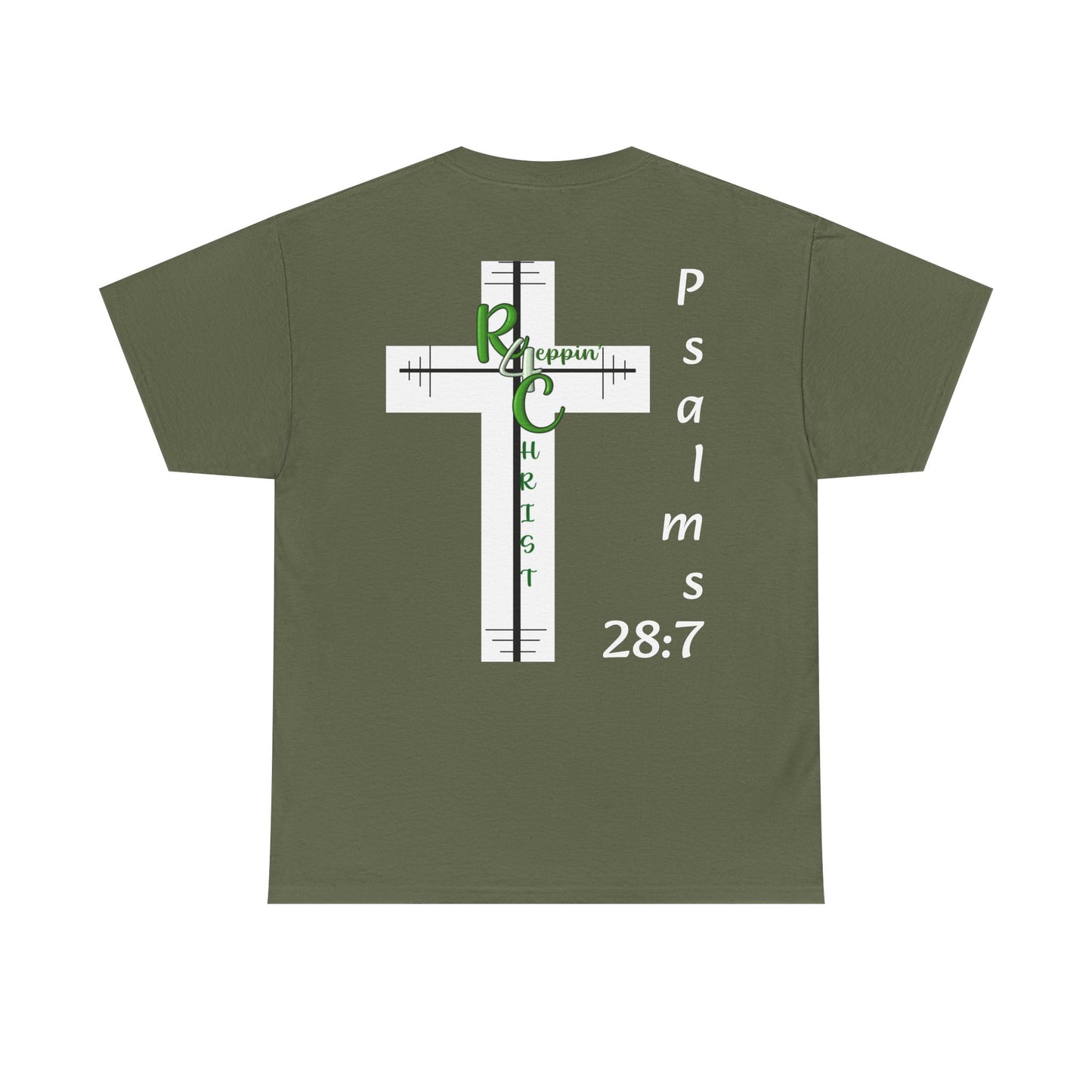 Reppin' 4 Christ Unisex Heavy Cotton Tee | Faith-Based Shirt | Christian Apparel | Bible Verse T-Shirt | Inspirational Gift