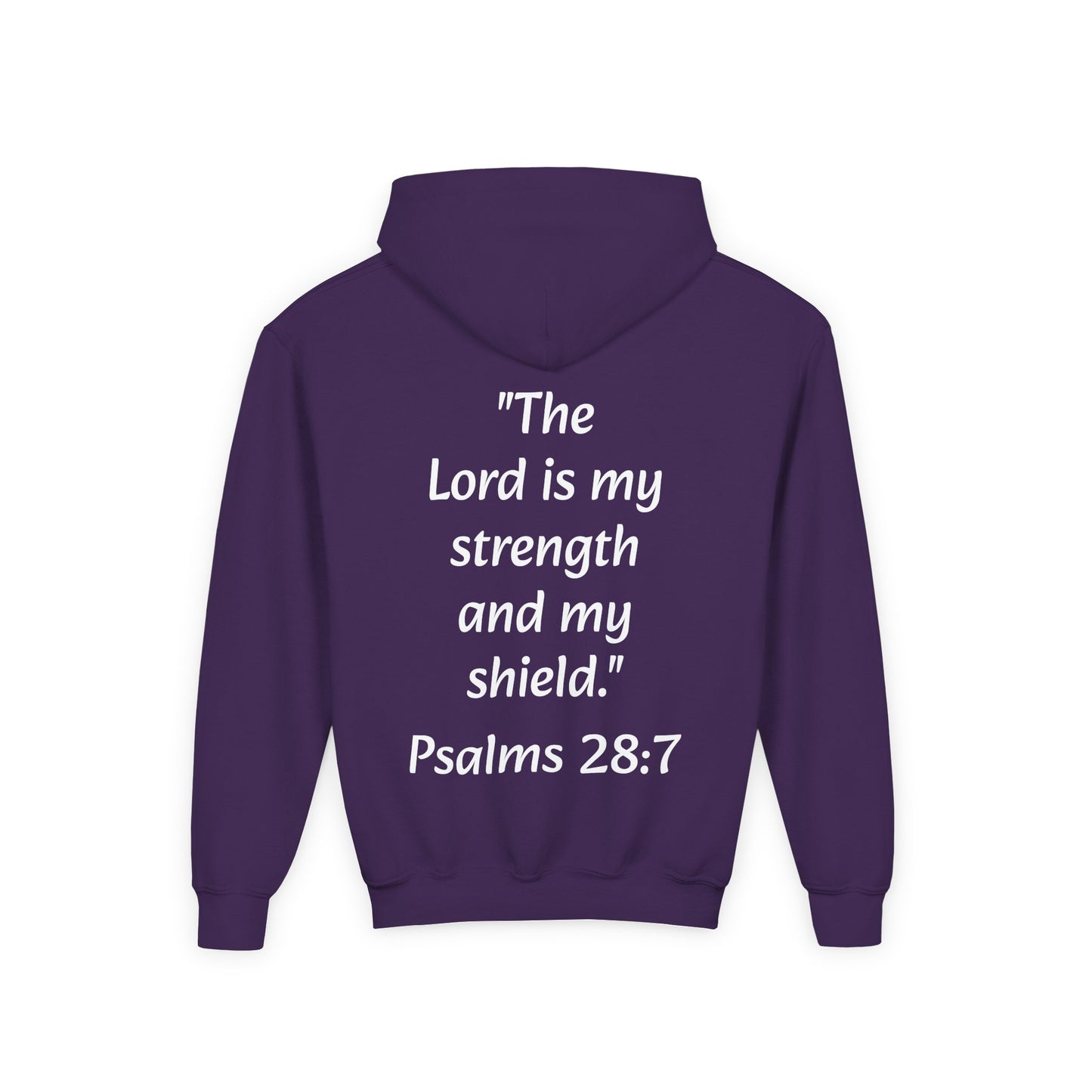 Inspirational Youth Hoodie - Reppin' 4 Christ, Christian Sweatshirt, Faith-Based Apparel, Youth Church Clothing, Bible Verse Merch