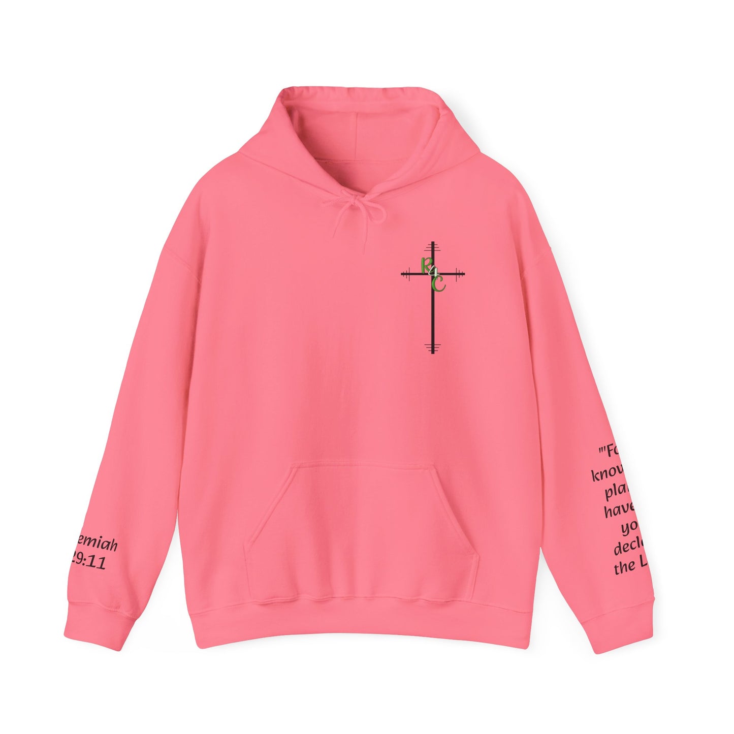 Unisex Heavy Blend™ Hooded Sweatshirt w/ Jeremiah 29:11
