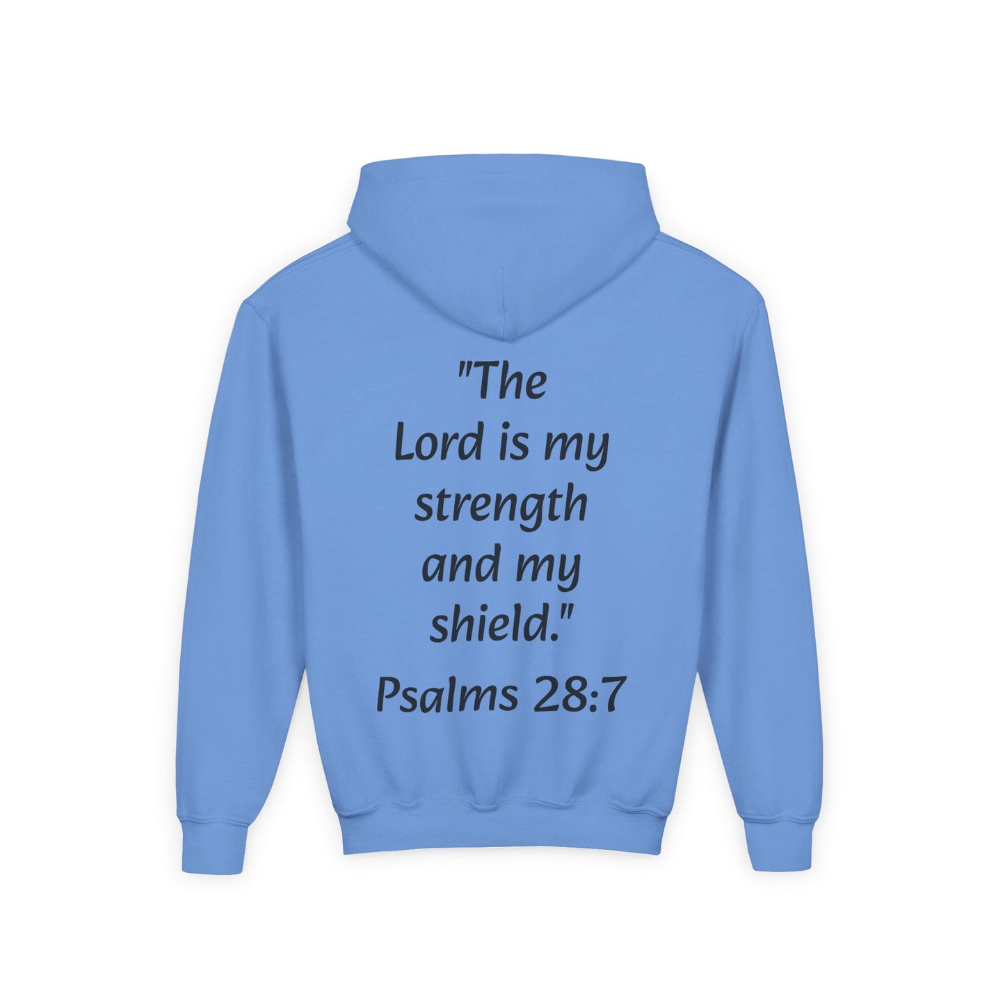 Inspirational Youth Hoodie - Reppin' 4 Christ, Christian Sweatshirt, Faith-Based Apparel, Youth Church Clothing, Bible Verse Merch