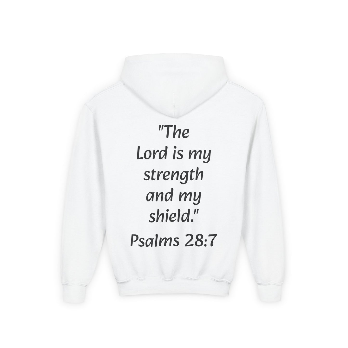 Inspirational Youth Hoodie - Reppin' 4 Christ, Christian Sweatshirt, Faith-Based Apparel, Youth Church Clothing, Bible Verse Merch