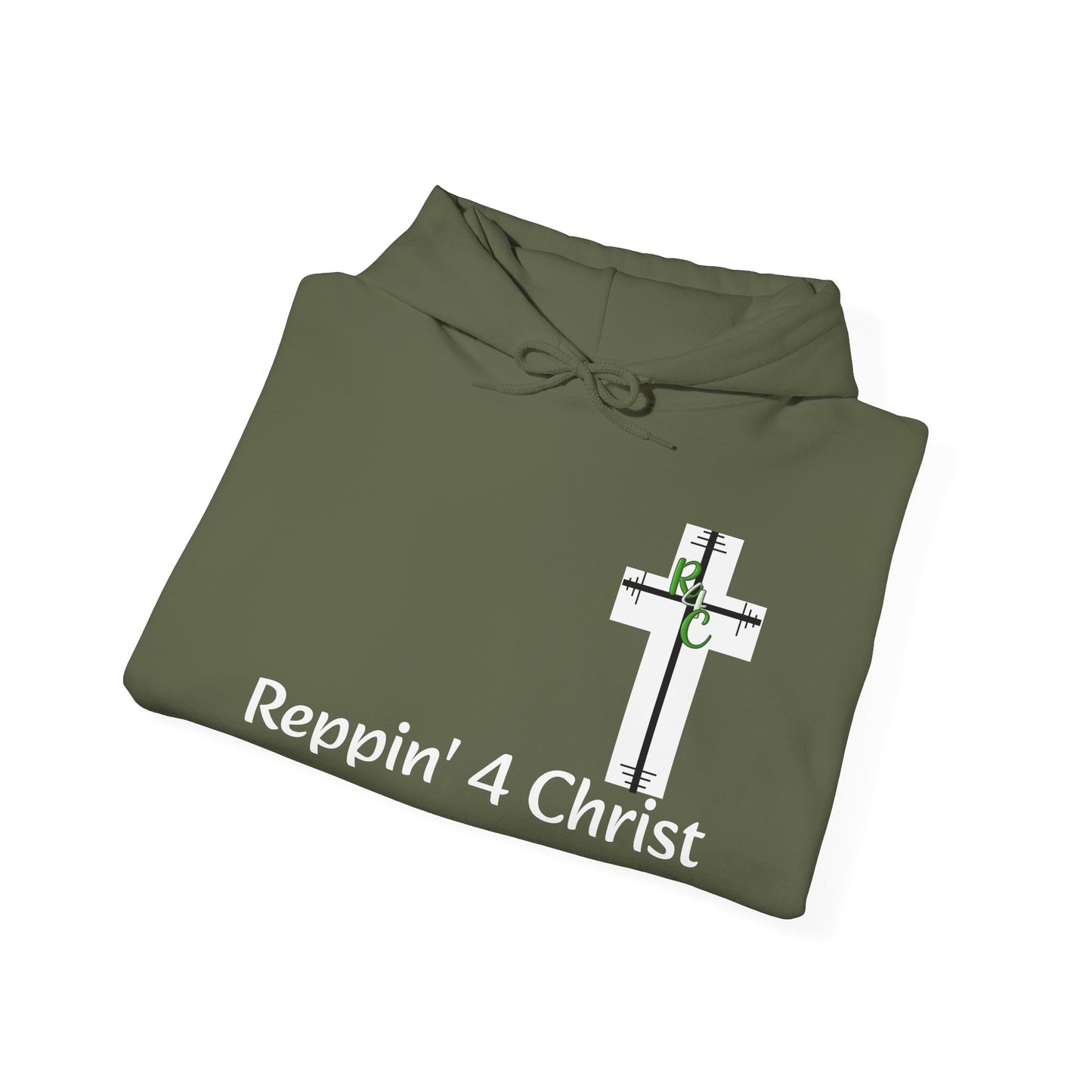 Faith-Inspired Unisex Hoodie, Reppin' 4 Christ Sweatshirt, Inspirational Christian Apparel, Bible Verse Hoodie, Religious Gift