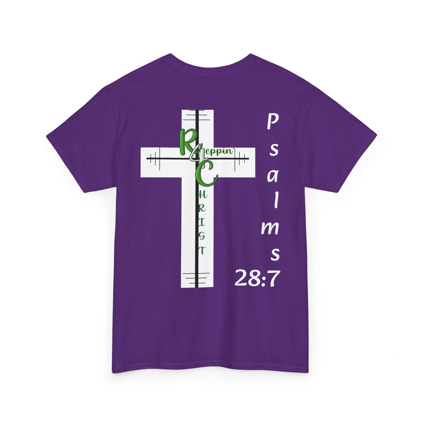 Reppin' 4 Christ Unisex Heavy Cotton Tee | Faith-Based Shirt | Christian Apparel | Bible Verse T-Shirt | Inspirational Gift