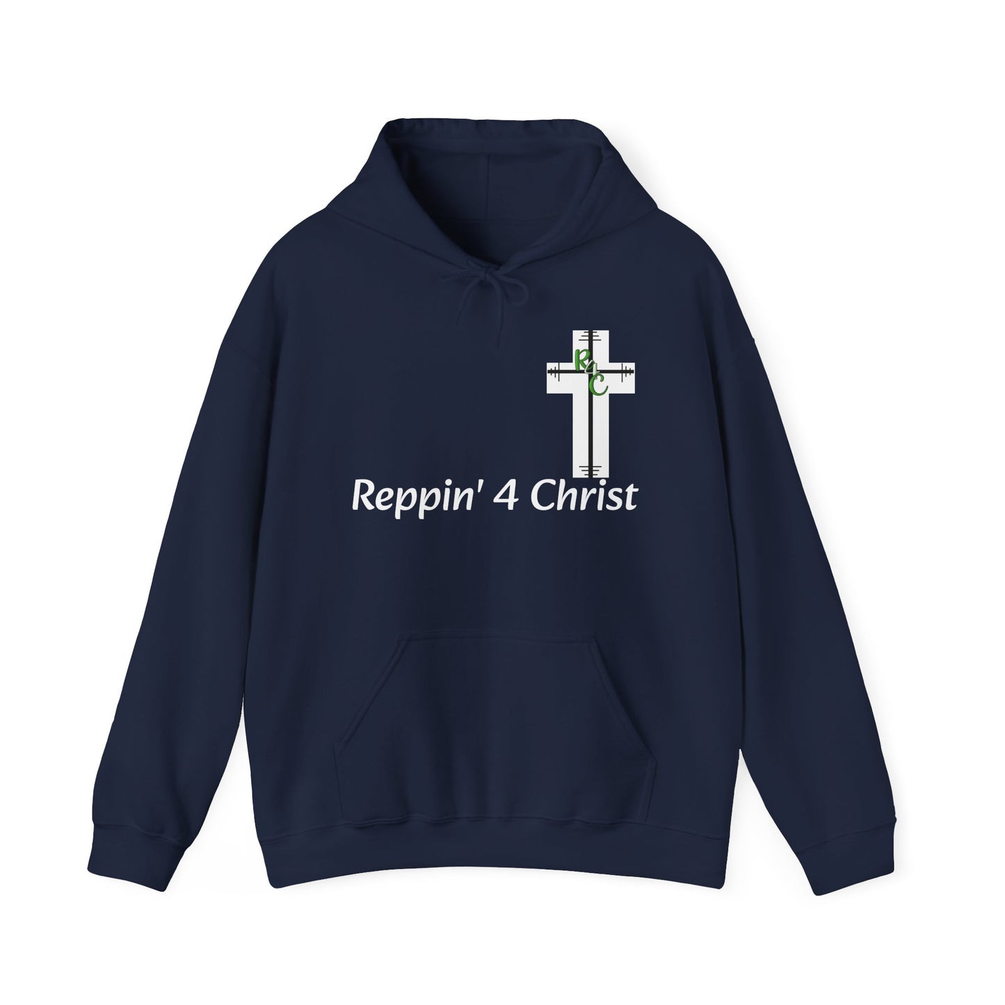 Faith-Inspired Unisex Hoodie, Reppin' 4 Christ Sweatshirt, Inspirational Christian Apparel, Bible Verse Hoodie, Religious Gift