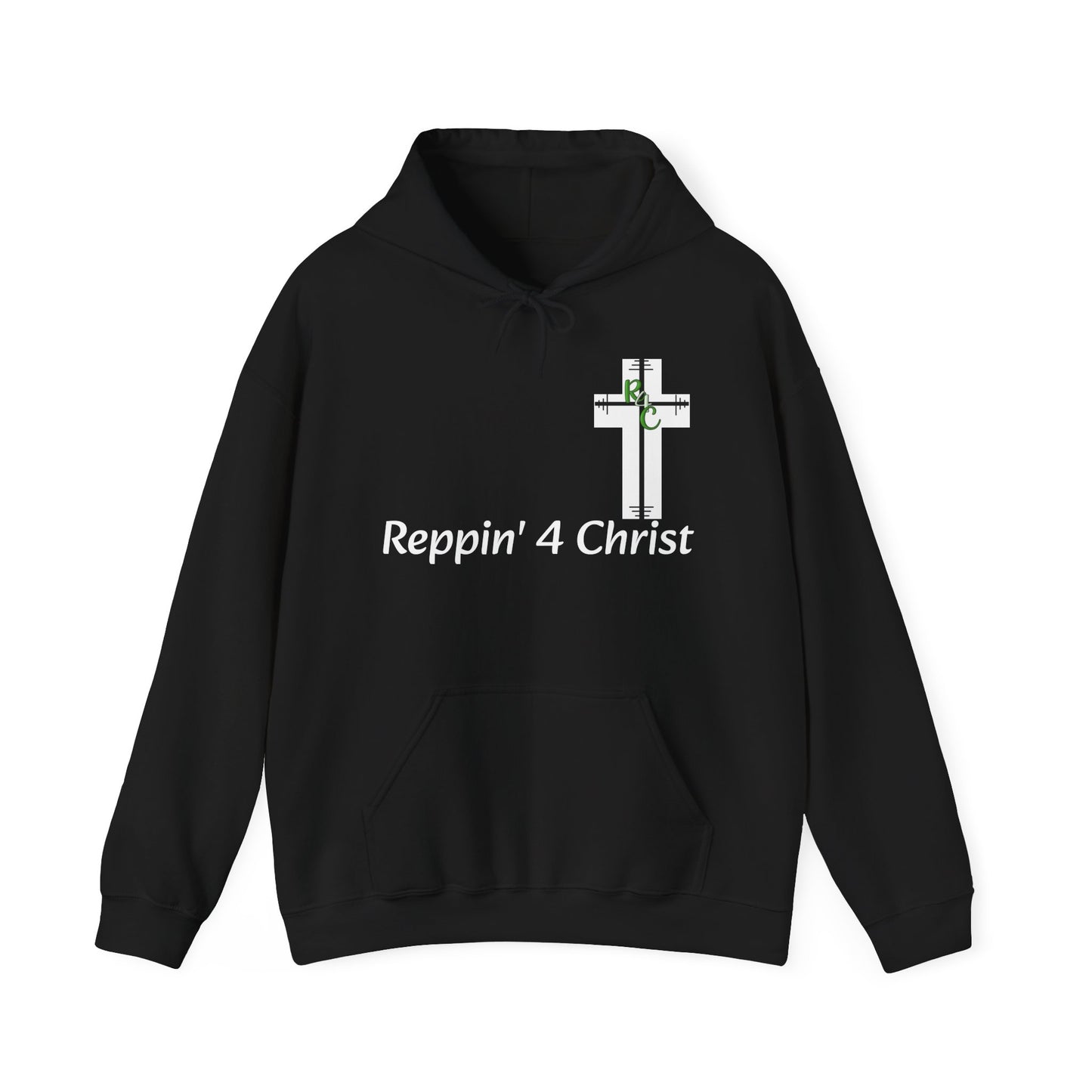 Faith-Inspired Unisex Hoodie, Reppin' 4 Christ Sweatshirt, Inspirational Christian Apparel, Bible Verse Hoodie, Religious Gift