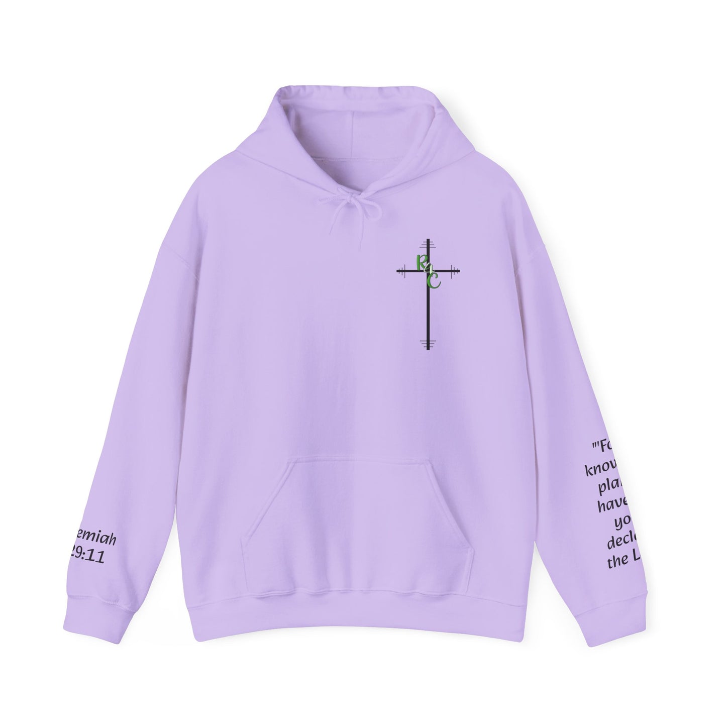 Unisex Heavy Blend™ Hooded Sweatshirt w/ Jeremiah 29:11