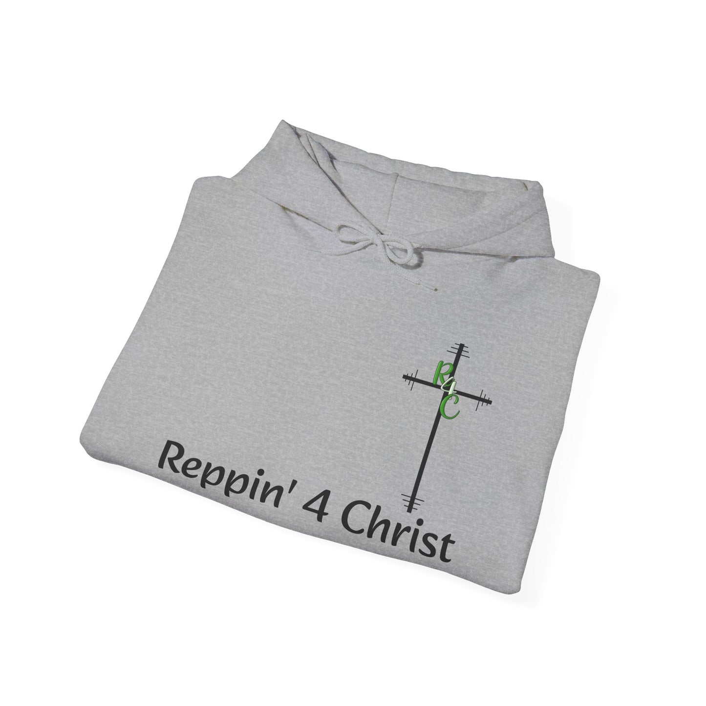 Faith-Inspired Unisex Hoodie, Reppin' 4 Christ Sweatshirt, Inspirational Christian Apparel, Bible Verse Hoodie, Religious Gift