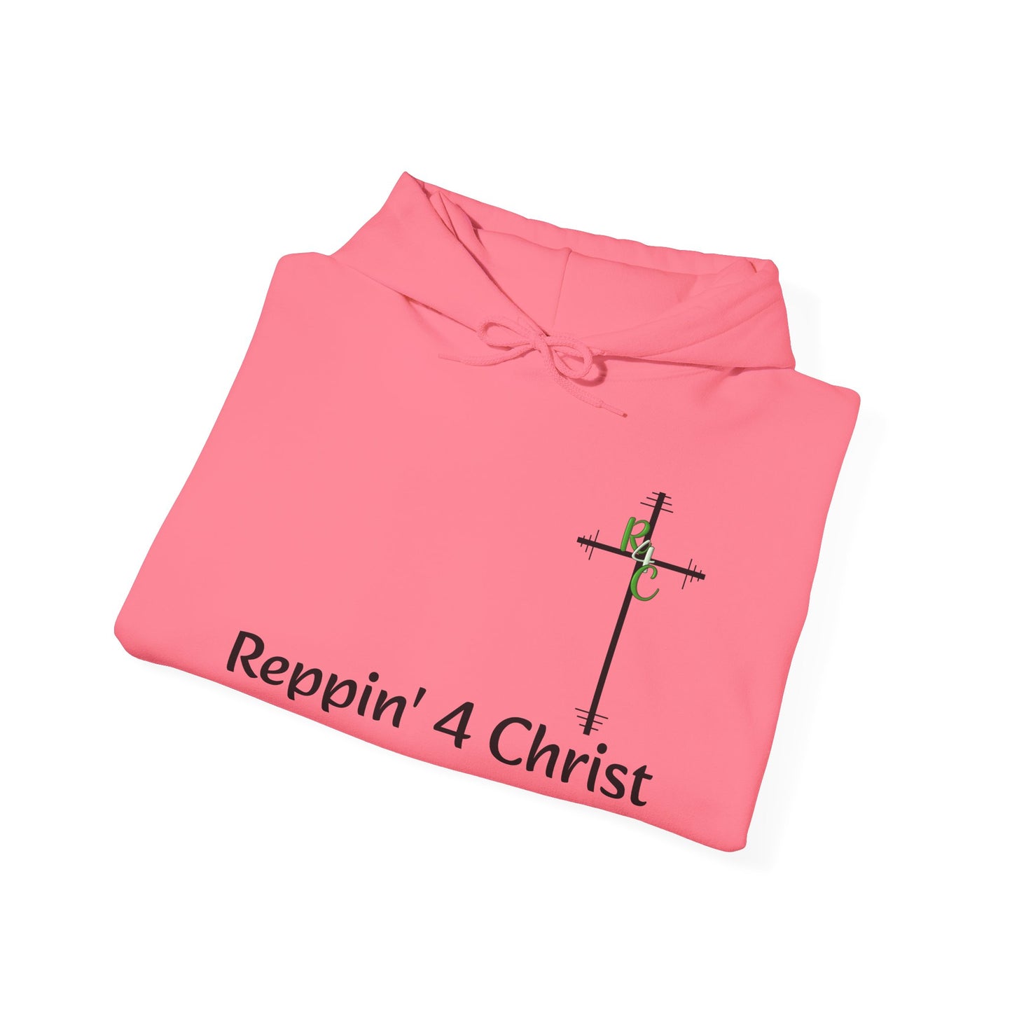 Faith-Inspired Unisex Hoodie, Reppin' 4 Christ Sweatshirt, Inspirational Christian Apparel, Bible Verse Hoodie, Religious Gift