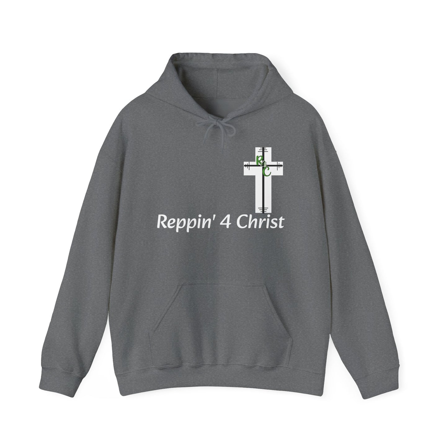 Faith-Inspired Unisex Hoodie, Reppin' 4 Christ Sweatshirt, Inspirational Christian Apparel, Bible Verse Hoodie, Religious Gift