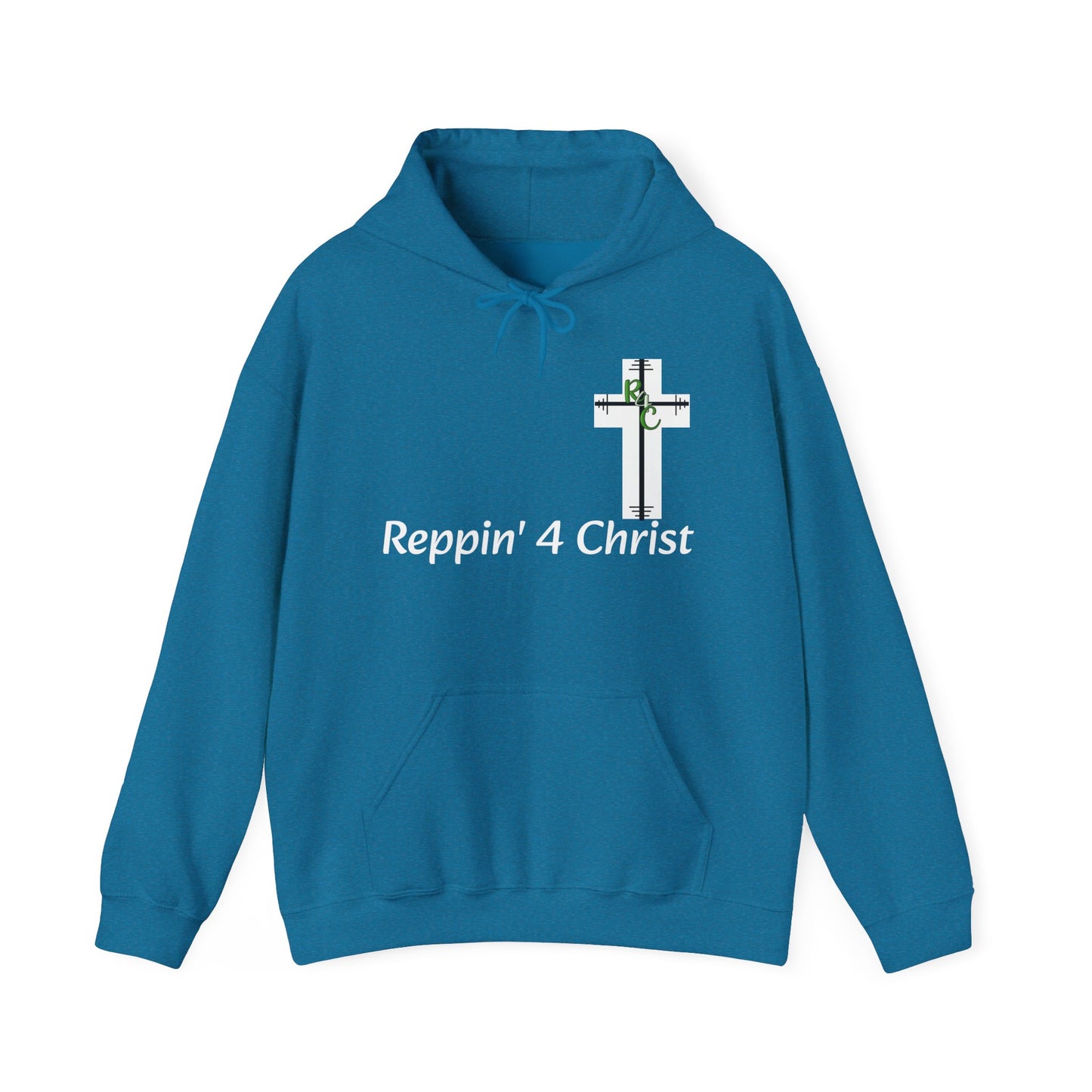 Faith-Inspired Unisex Hoodie, Reppin' 4 Christ Sweatshirt, Inspirational Christian Apparel, Bible Verse Hoodie, Religious Gift