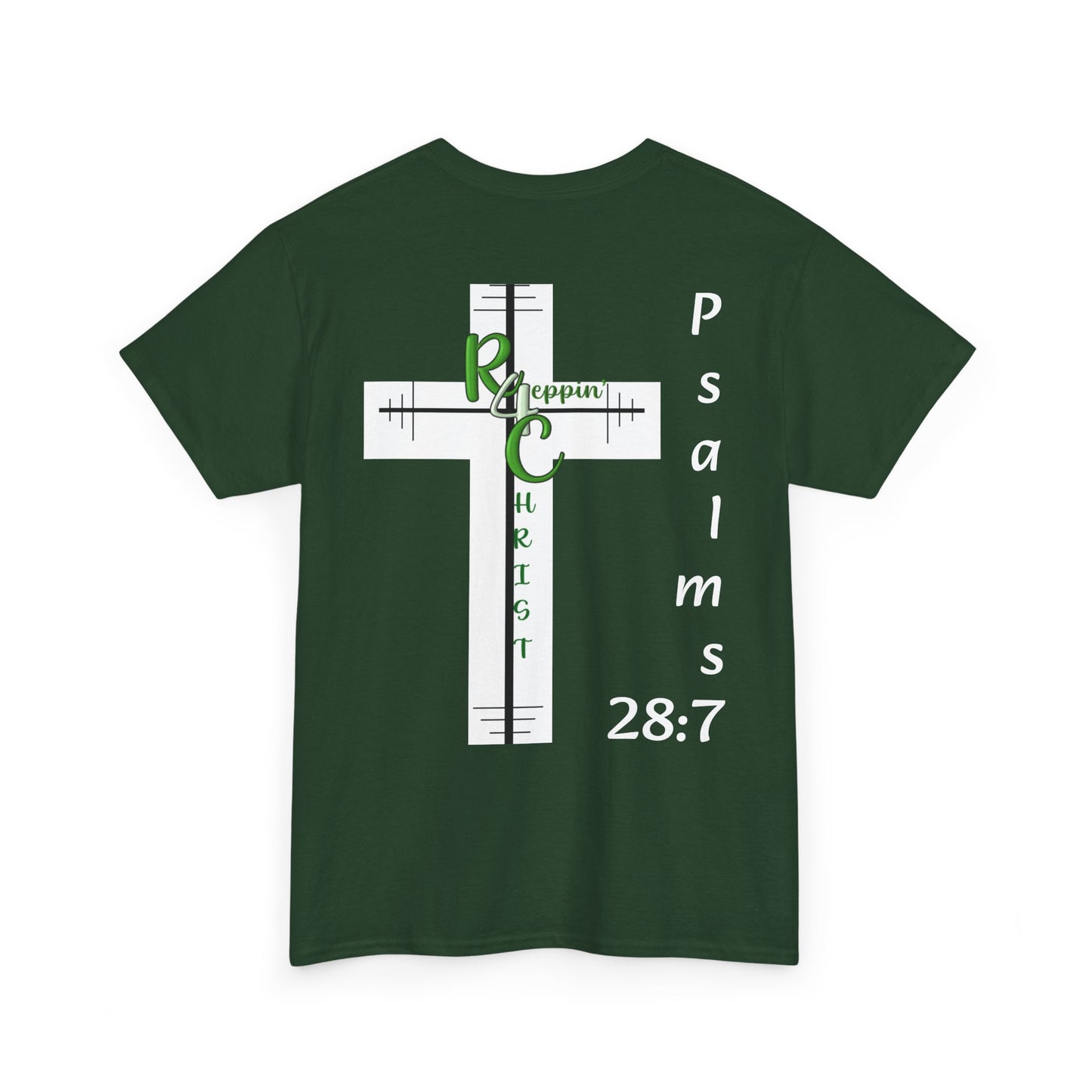 Reppin' 4 Christ Unisex Heavy Cotton Tee | Faith-Based Shirt | Christian Apparel | Bible Verse T-Shirt | Inspirational Gift