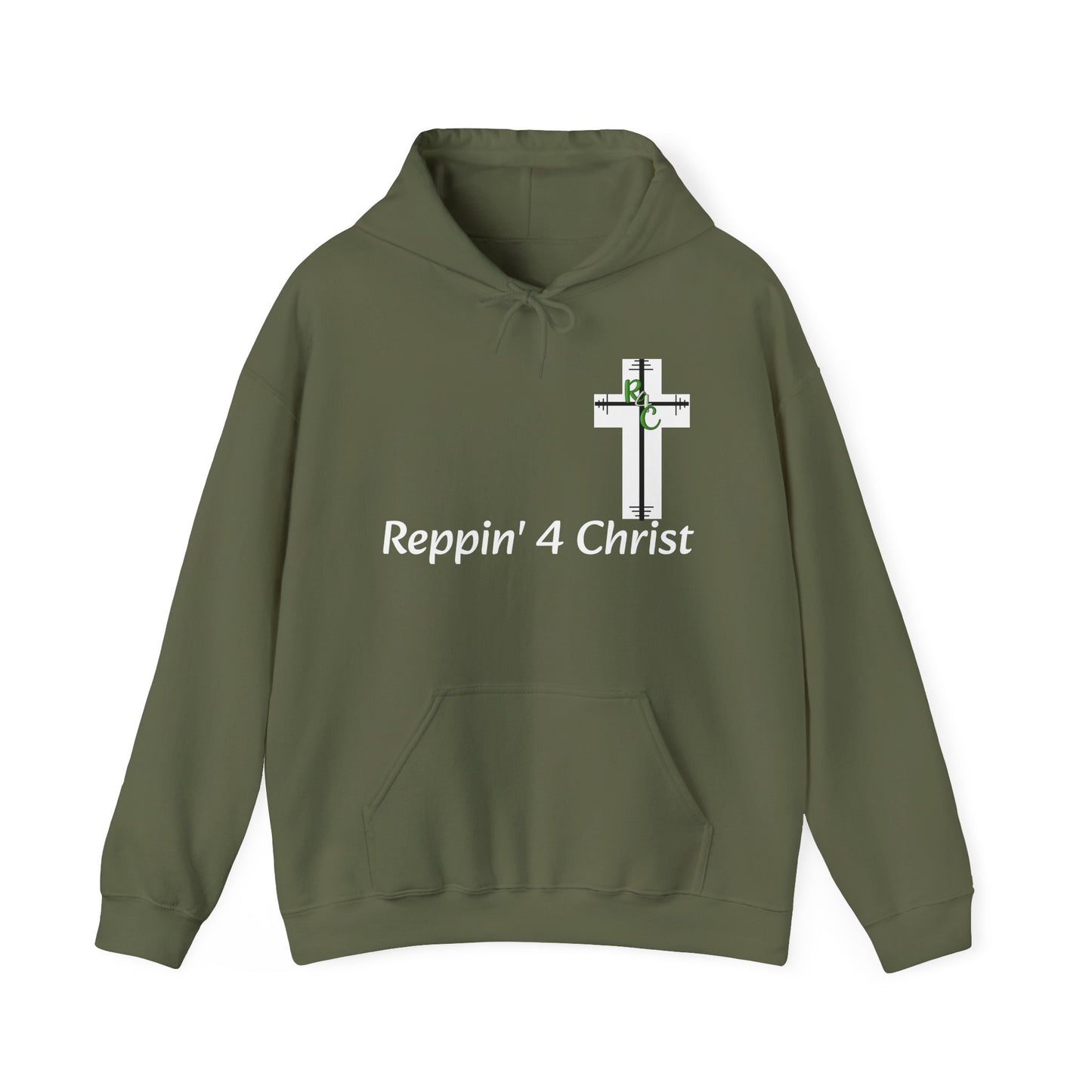 Faith-Inspired Unisex Hoodie, Reppin' 4 Christ Sweatshirt, Inspirational Christian Apparel, Bible Verse Hoodie, Religious Gift