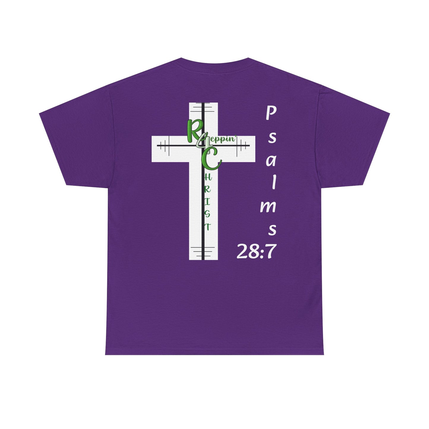 Reppin' 4 Christ Unisex Heavy Cotton Tee | Faith-Based Shirt | Christian Apparel | Bible Verse T-Shirt | Inspirational Gift